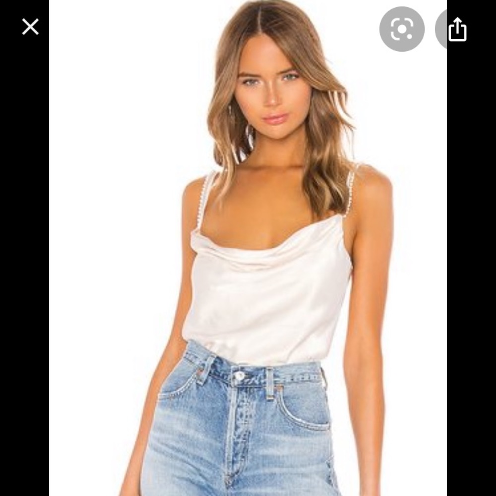 Lovers + Friends ivory camisole XL